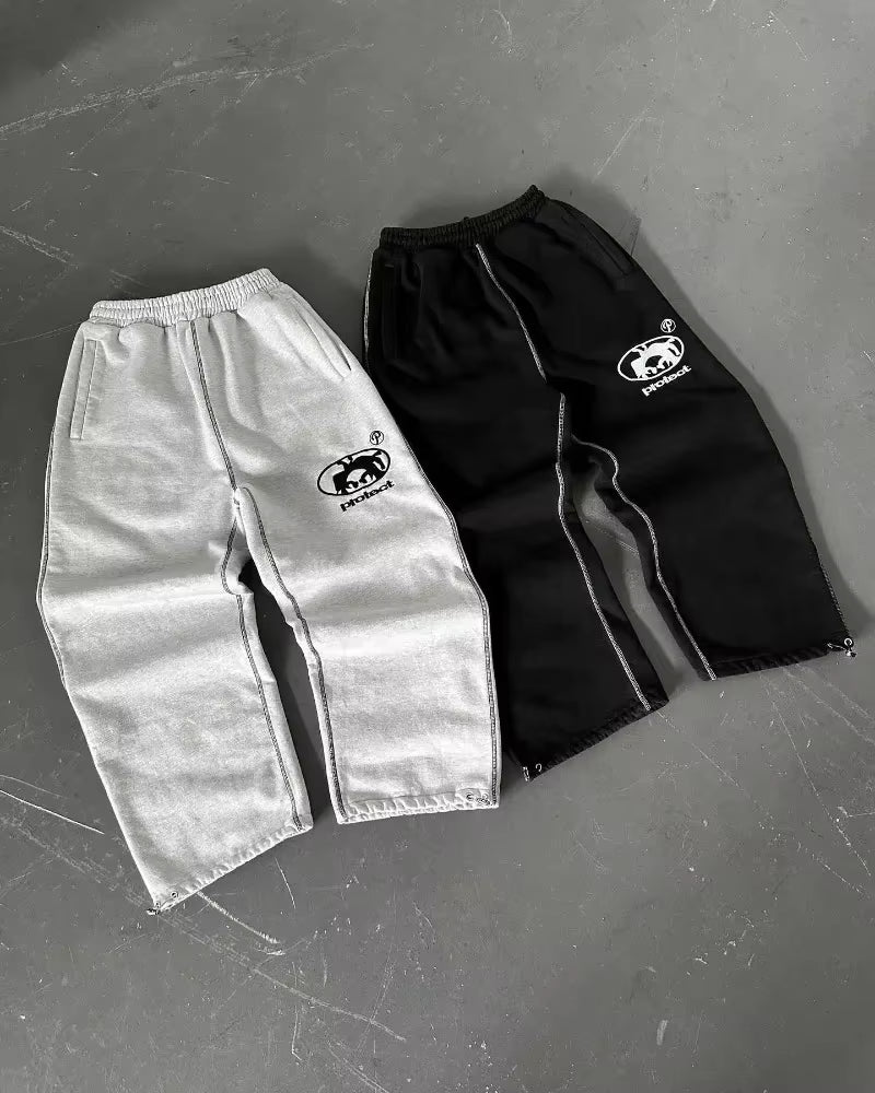 "Protect" Baggy Joggers - Casual Streetwear Pants for a Trendy Look