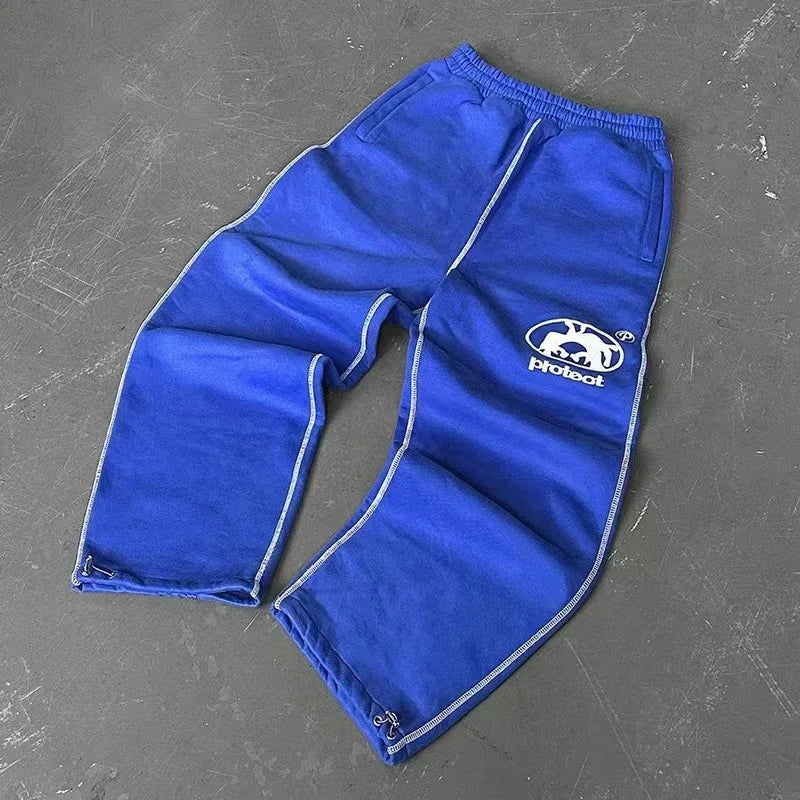 "Protect" Baggy Joggers - Casual Streetwear Pants for a Trendy Look